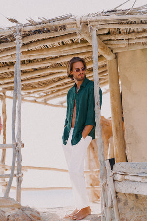 Linen 𝐒𝐇𝐈𝐑𝐓  - Jondal Maragda - kekaaii