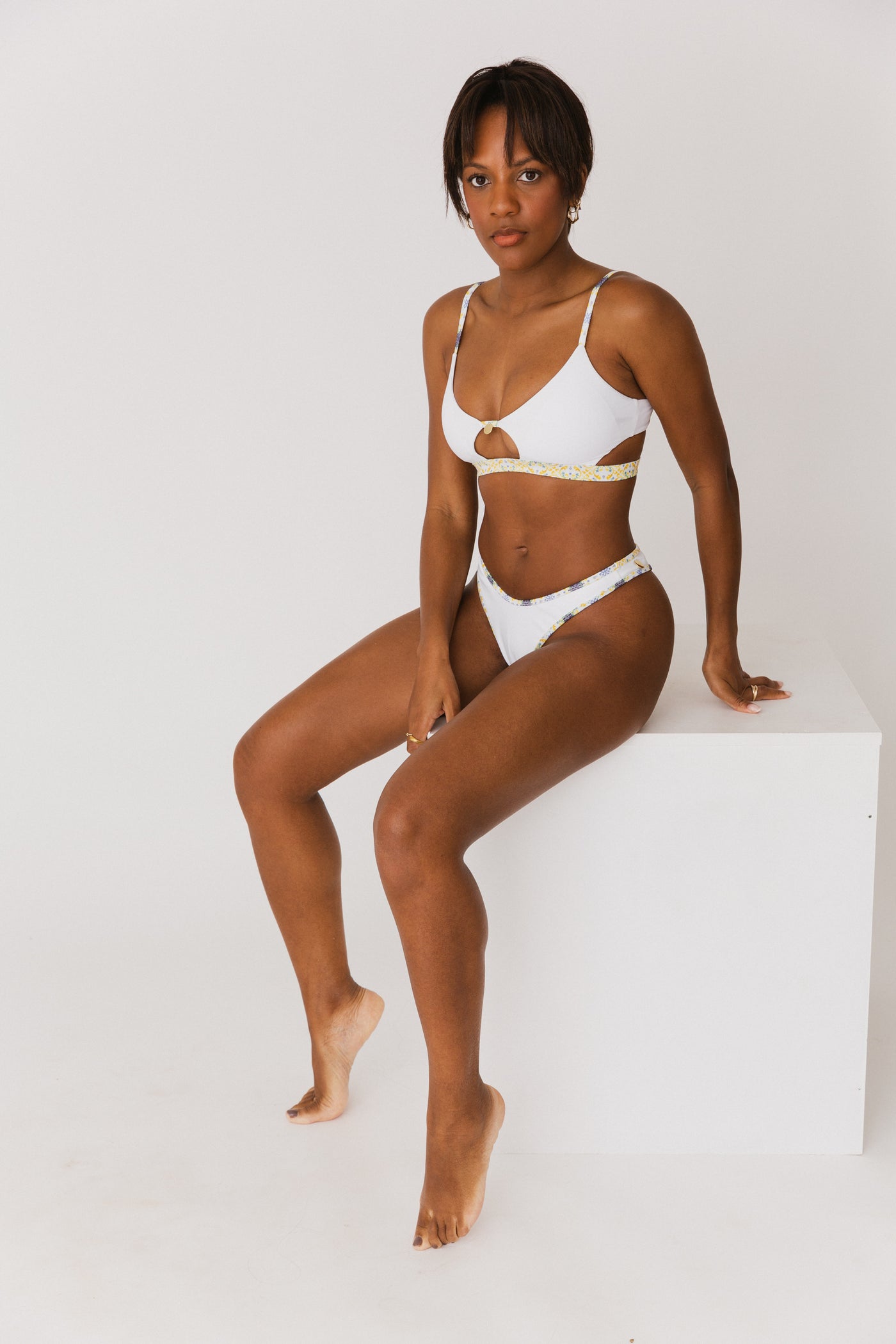 Positano <strong>TOP</strong> in Bianco e Piastrelle - kekaaii